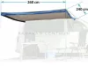 Brunner Sunny Van Roof furgon/kisbusz előtető, 260 cm