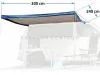 Brunner Sunny Van Roof furgon/kisbusz előtető, 300 cm