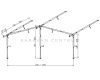 Umefa Bungalow elősátor komplett rudazat, acél 25/22 mm Umefa Bungalow elősátor komplett rudazat, acél 25/22 mm