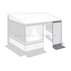 Fiamma Privacy Room F45 frontpanel, 125 cm