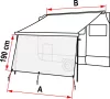 Fiamma Sun View XL árnyékoló, 400 cm