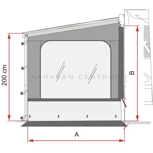 Fiamma Side W Pro F45/F80 oldalfal