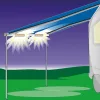 Fiamma F45-F80 előtető LED világítás