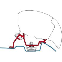   Fiamma F80/F65 adapter - Sprinter, Crafter Roof Rail, 2006-tól