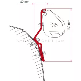 Fiamma F35 Pro adapter - VW T4 Lift Roof