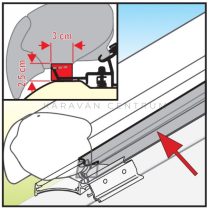 Fiamma Kit Rain Guard F65/F80 tömítőgumi, 400 cm