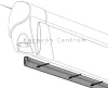 Thule QuickFit & EasyLink szerelősín oldalfali előtetőkhöz, fehér