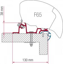 Fiamma Kit Caravan Standard F80/F65 adapter