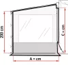 Fiamma Side W Pro F35 Van oldalfal
