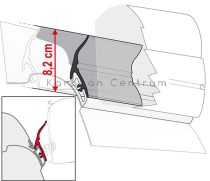 Fiamma Kit Rain Guard California tömítőgumi, 200 cm