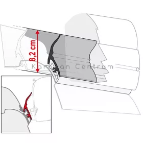 Fiamma Kit Rain Guard California tömítőgumi, 200 cm