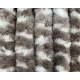 Arisol zsenília függöny 100 x 200 cm, taupe-fehér