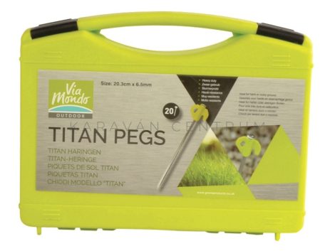 Via Mondo Titan sátorcövek 20 cm, 20 db