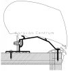 Thule/Omnistor Caravan Roof Adapter készlet - 3x100 cm