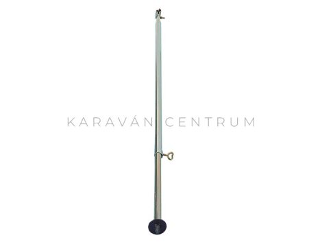 Támasztóláb talpcsúccsal, csőbilinccsel acél ø 25 mm, 170 - 250 cm