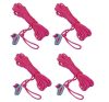 Sátorkötél feszítővel ø 2,5 mm x 4 m, pink 4 db-os szett Sátorkötél feszítővel ø 2,5 mm x 4 m, pink 4 db-os szett