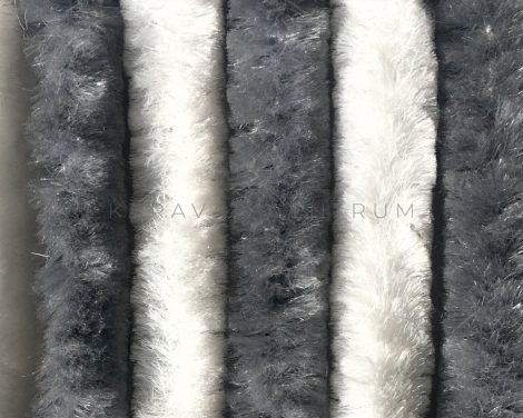 Arisol zsenília függöny  56 x 185 cm, szürke-fehér