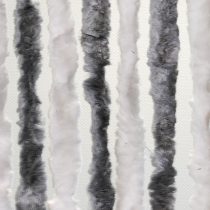 Arisol zsenilia függöny szürke-fehér, 100x200 cm 