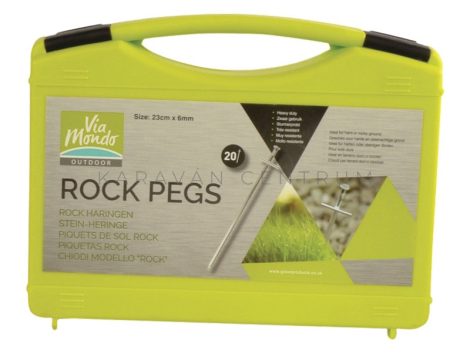 Via Mondo Rock sátorcövek 23 cm, 20 db