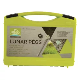   Via Mondo Lunar sátorcövek fluoreszkáló fejjel 20 cm, 20 db