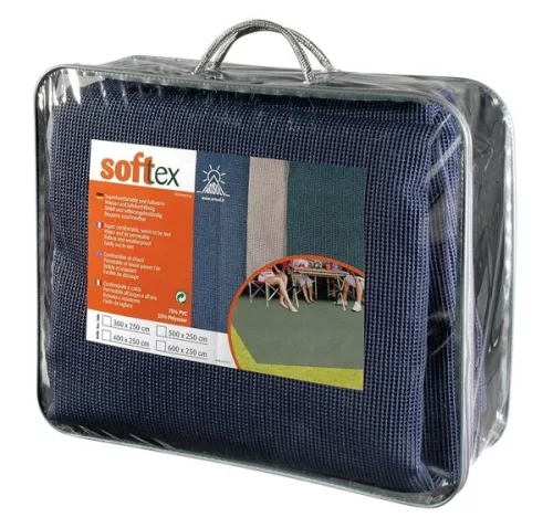 Camperdice Softtex elősátorszőnyeg 500 x 250 cm, kék