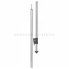 Támasztóláb talpcsúccsal, stifttel acél ø 22 mm, 110 - 200 cm Smartpole