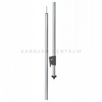   Támasztóláb talpcsúccsal, stifttel alumínium ø 25 mm, 165 - 250 cm Smartpole