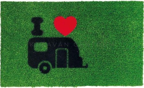 Arisol Green Flock lakókocsis lábtörlő, 60 x 40 cm