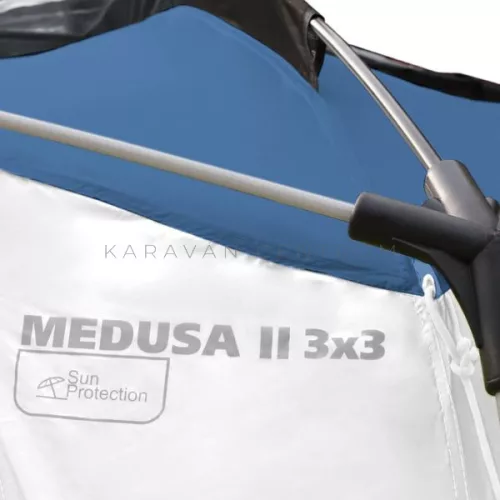 Brunner Medusa II pavilon 4 oldalfallal 3 x 3 m, kék