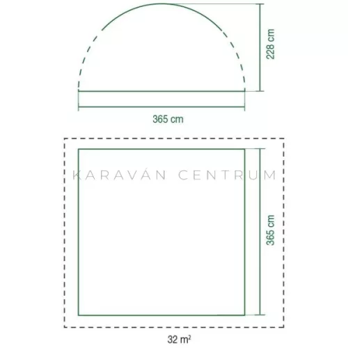 Coleman Event Shelter  Pro L pavilon, 365 x 365 cm