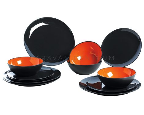 Gimex GreyLine 12 db-os étkészlet, Orange