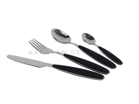 Gimex Color Line 16 db-os evőeszközkészlet, fekete