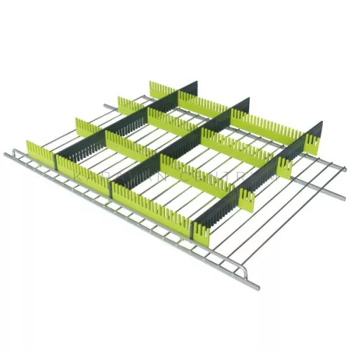 Purvario osztórendszer 330 x  30 mm, lime/sötétszürke