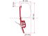 Fiamma F35/F43/F45 adapter VW T4 Brandrup - 98655Z011