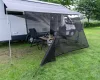  Travellife Sun Blocker Front légáteresztő árnyékoló 280 cm, fekete
