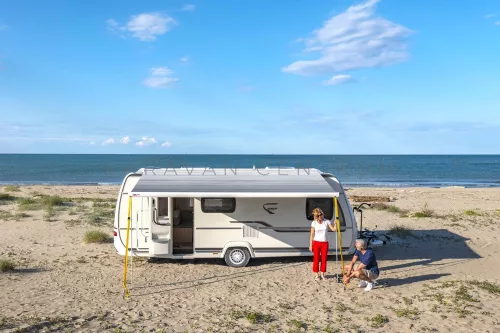 Fiamma F80S fehér előtető, 290 cm Royal grey