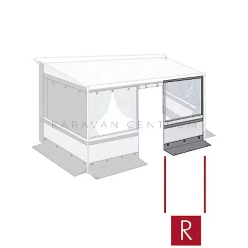 Fiamma Privacy Room Light frontpanel, 130 cm