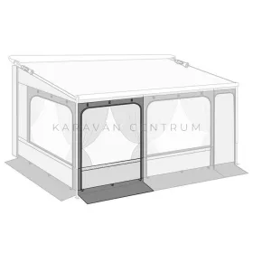 Fiamma Privacy Room Light frontpanel, 190 cm