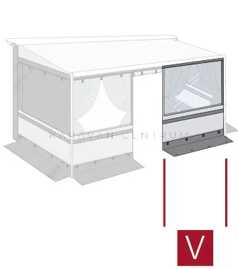 Fiamma Privacy Room Light frontpanel, 190 cm