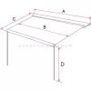 Fiamma CaravanStore EVO előtető 320 cm Royal grey