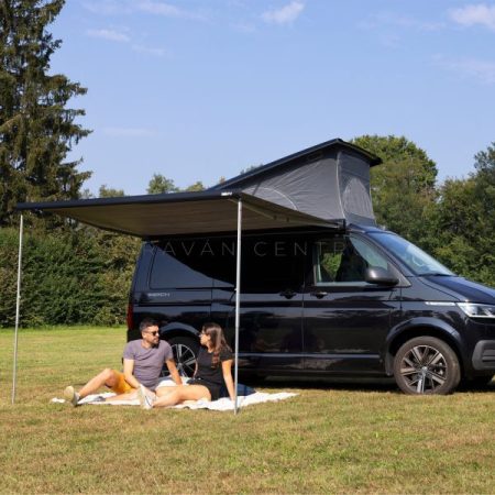 Fiamma F43van Deep black előtető 270 cm Royal grey