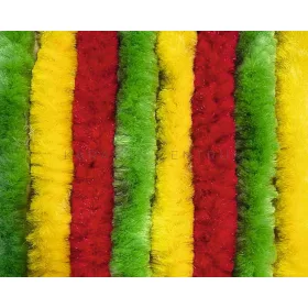 Arisol zsenília függöny 100 x 200 cm, zöld-sárga-piros