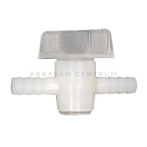 Elzáró szelep tömlőcsatlakozással, 12 mm