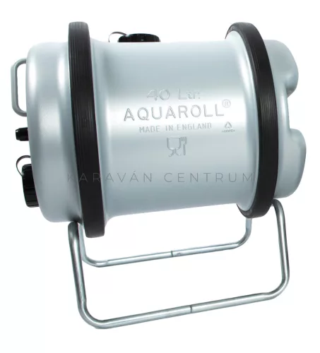 Aquaroll Premium víztartály 40 liter, ezüstszürke