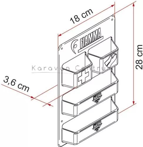 Fiamma Pocket Kassett tároló