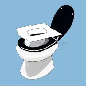 Papír WC-betét 25 db