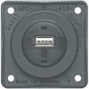 Berker Integro USB töltő csatlakozó 1 x USB-A, szürke Berker Integro USB töltő csatlakozó 1 x USB-A, szürke