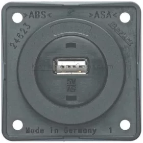 Berker Integro USB töltő csatlakozó 1 x USB-A, szürke