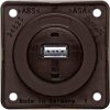 Berker Integro USB töltő csatlakozó 1 x USB-A, barna Berker Integro USB töltő csatlakozó 1 x USB-A, barna