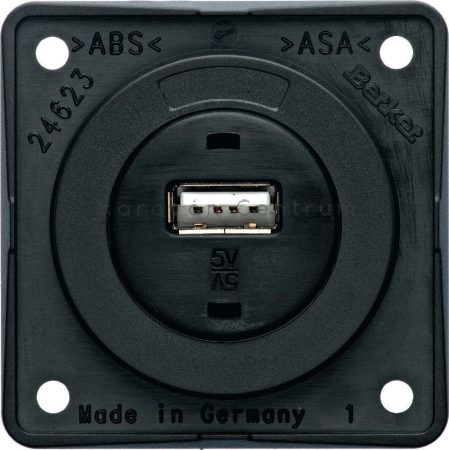 Berker Integro USB töltő csatlakozó 1 x USB-A, antracit